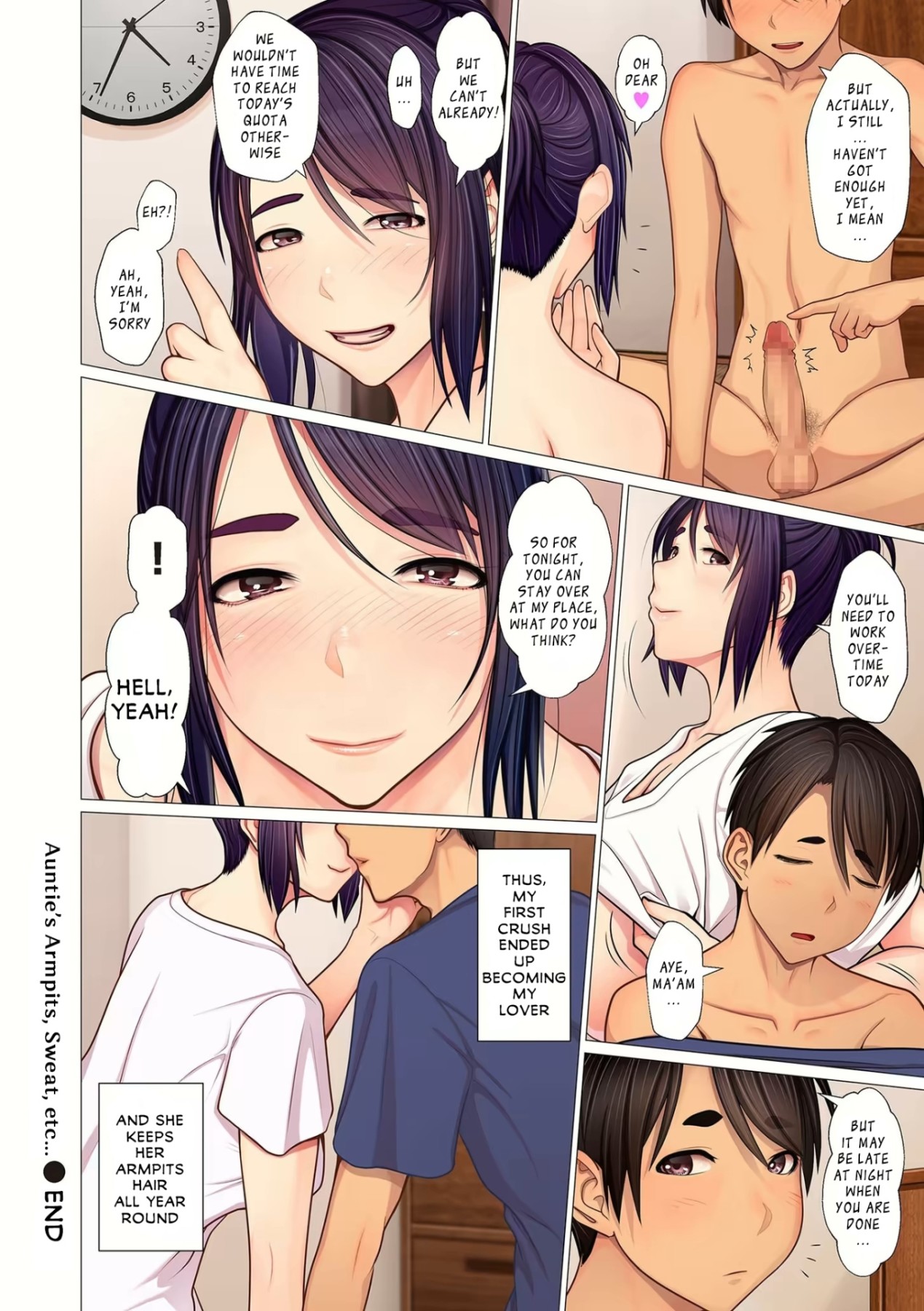 Hentai Manga Comic-Auntie's Armpits, Sweat, etc...-Read-24